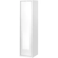 HOCHSCHRANK weiß Hochglanz hängend, Badschrank mit Push-to-Open