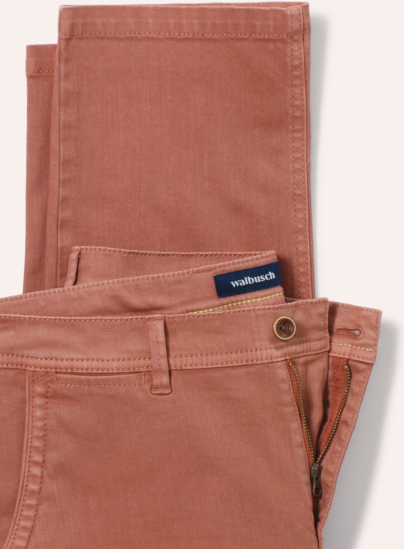 Walbusch Sport-Chino, Modern Fit#normale Größen#schlanke Größen#untersetzte Größen, Farbe Rot, 54, aufwendige Details angenehm auf der Haut Herren