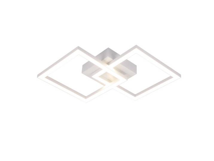 Nettlife Led-Deckenleuchte Maione 6/29.5/47cm, Weiß, Metall, LED integrated, 6x47x29.5 cm, Lampen & Leuchten, Innenbeleuchtung, Deckenleuchten, Deckenleuchten