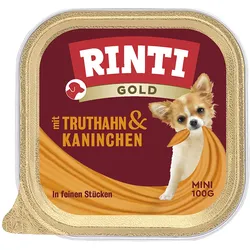 Rinti Gold Mini Truthahn & Kaninchen 16x100 g