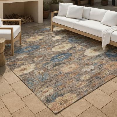 Addison Rugs Machine Washable Indoor/ Outdoor Floral Cheri Chantille Rug