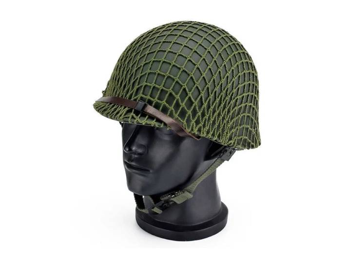 Casque classique en acier M1, réplique de l'armée militaire américaine tactique, casques de protection de la seconde guerre mondiale, CS Paintball en plein air, casques en acier vert