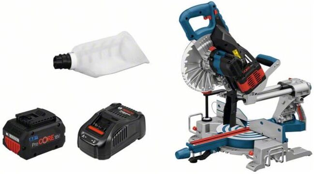 Tronçonneuse à batterie BOSCH BITURBO GCM 18V-216, Starter Set ProCORE18V 8.0Ah S2 (0601B41001)