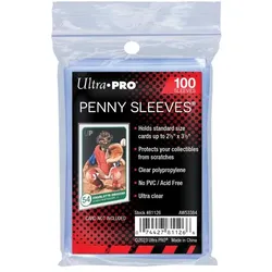 Ultra Pro Kartenhülle Soft Trading Card Penny Sleeves 100 Stück transparent