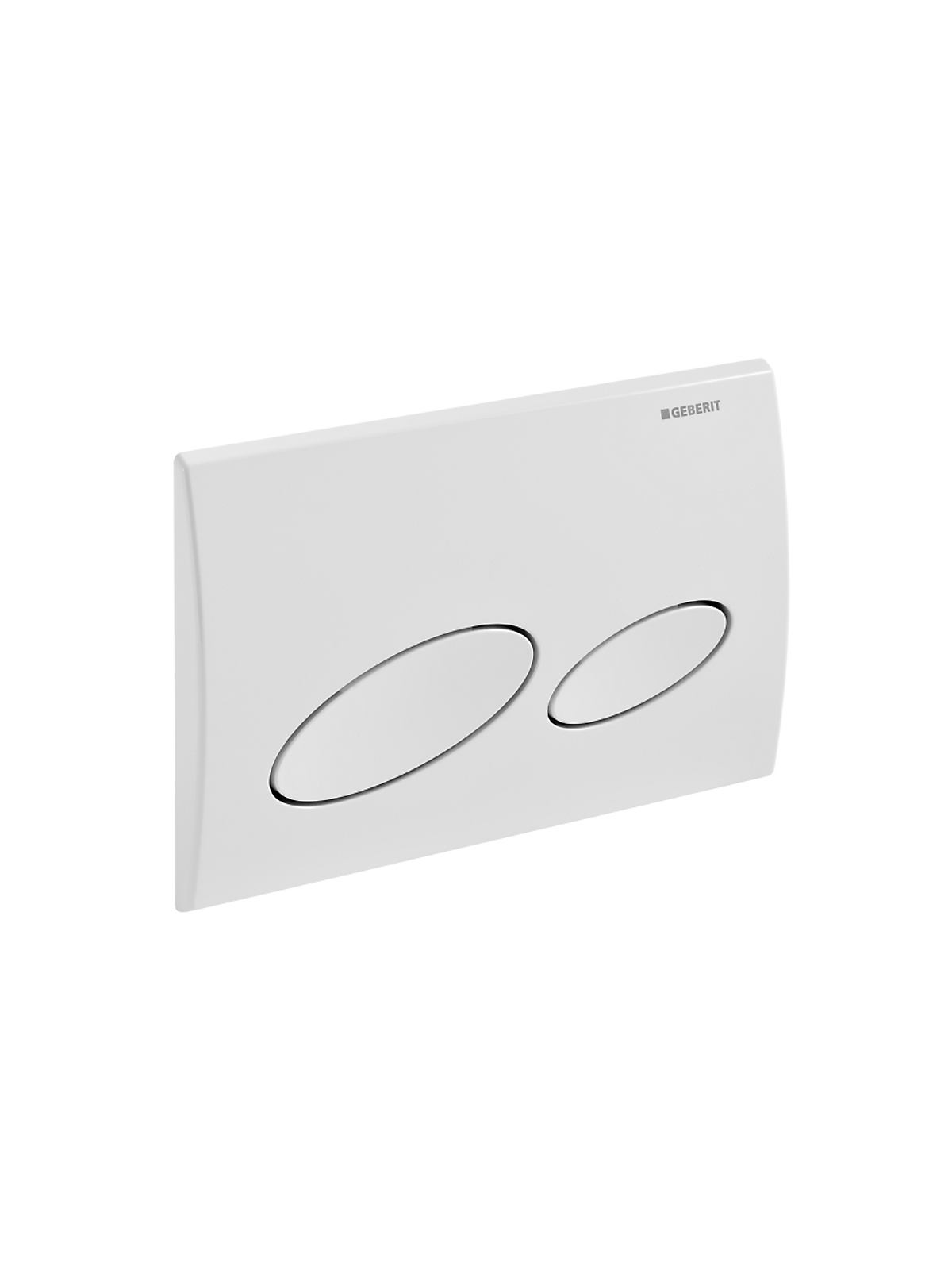 Geberit actuator plate kappa20 for dual flush: white alpine