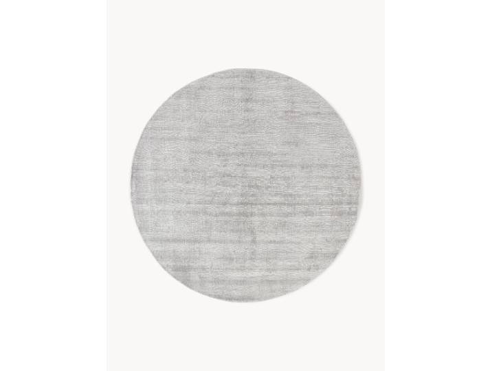 Tapis rond en viscose tissé main Jane