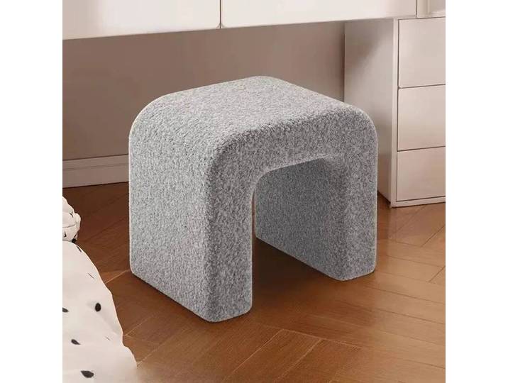 Chaise de Coiffeuse en Plastique pour Enfants, Organisateur de Maquillage, Chaise de Coiffeuse Complète pour Chambre à Coucher, Meuble de Beauté