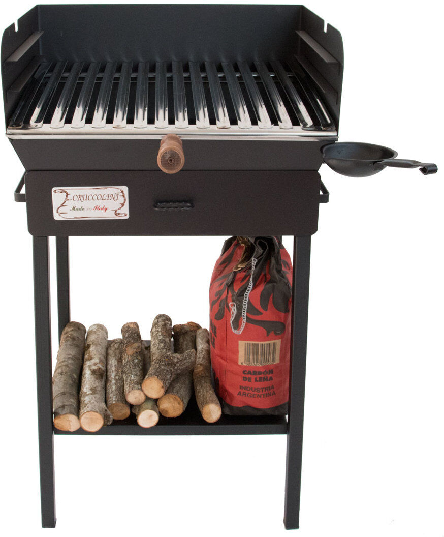 CRUCCOLINI SNC 52cm W Portable Charcoal Grill Black 50cm W