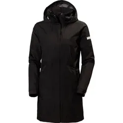 HELLY HANSEN Damen Regenmantel W ADEN LONG COAT, Größe S in Schwarz Schwarz