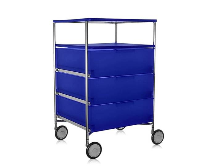 Kartell Mobil Aufbewahrungsschrank mit 3 Schubladen