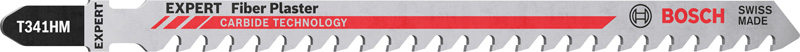 Bosch EXPERT Fiber Plaster T 341 HM Stichsägeblatt, 3 Stück 2608900564