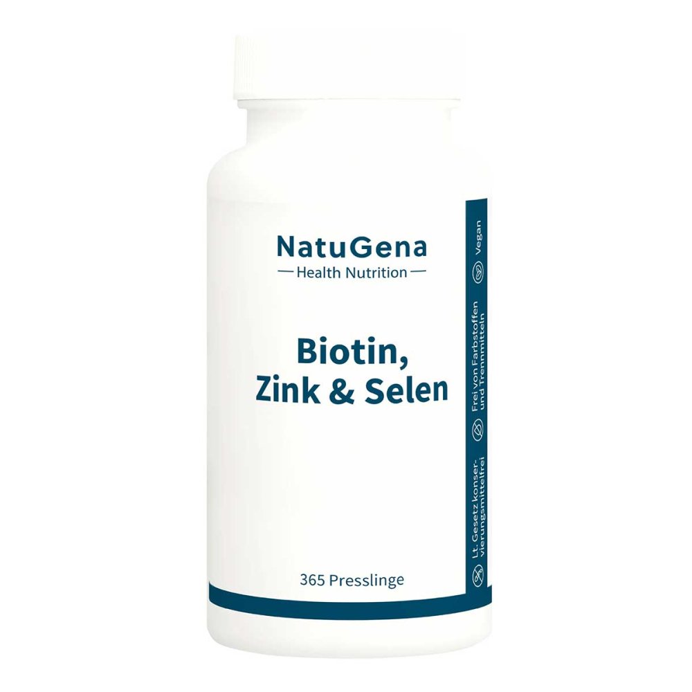 NatuGena GmbH Biotin+Zink+Selen Hochdosiert+Vegan Presslinge 20339290