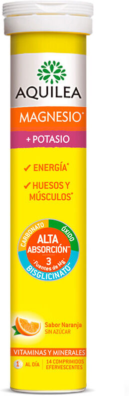 Aquilea Magnésium et Potassium 14 Comprimés Effervescents