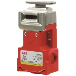 ABB MKey5+SSH Sicherheitsschalter mit Standardbetätiger, 2Öffner + 1 Schließer nicht verriegelte Zuhaltekraft 40 N mit Edelstahlkopf 2TLA050003R0111