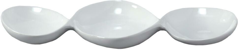 Tirolix Antipastiera Ovale 3 Scomparti 39 cm Antipastiere