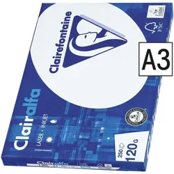 Clairefontaine Multifunktionales Druckerpapier A3 120g weiß