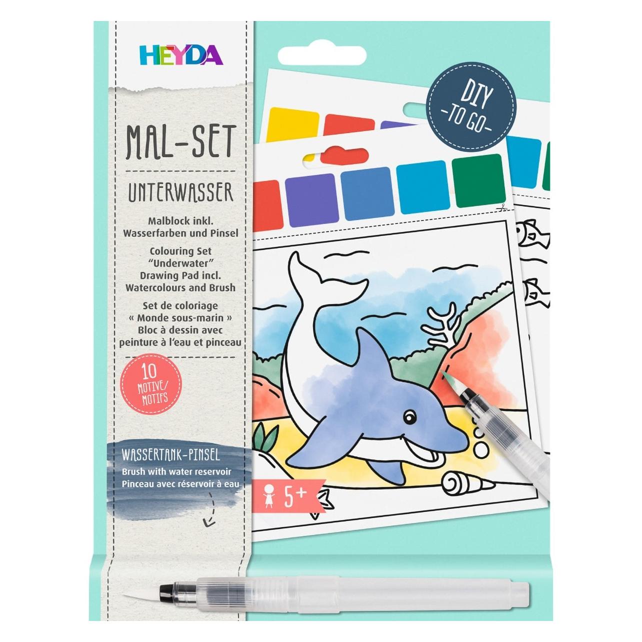 Heyda Set de peinture - Vie Sous-Marine (204870765)