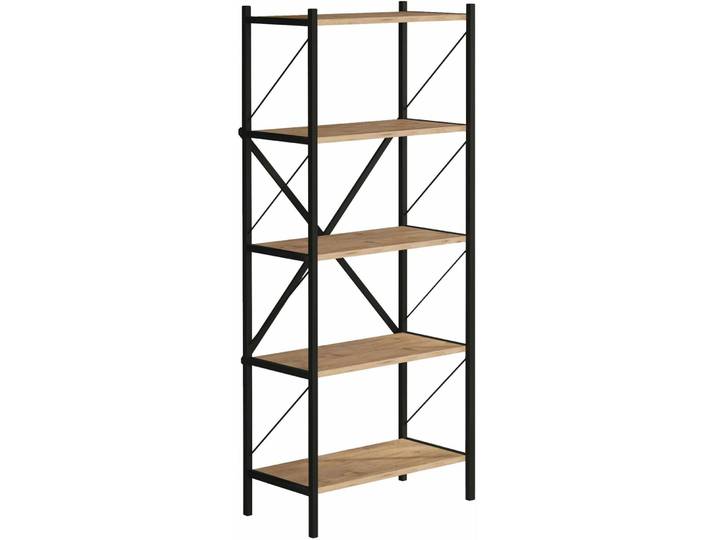Bücherregal Georis Natur Holzwerkstoff B 66 H 157 cm - Bücherregal