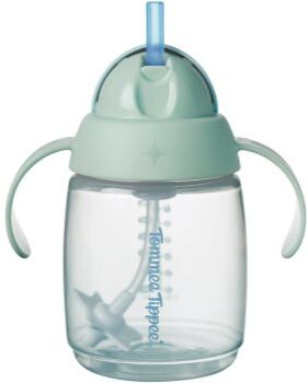 Tommee Tippee Trainer Straw caneca para praticar com peso 6m+ Green 1 un.. Trainer Straw