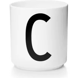 Aj Becher Buchstabe C aus Porzellan