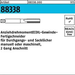 Gewindefertigbohrer R 88339 M20x 2 Stahl 1 Stück AMECOIL