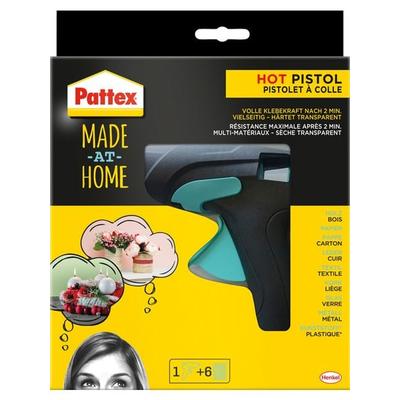 Pattex Hot Pistol, Heißklebepistole, 1 Pistole + 6 Sticks, 9H PMHHP