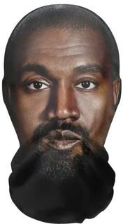 Inspired Finds 3D Printed Elastic Mesh Full Face Balaclava Cosplay Mask Breathable Hood bearded Rap Style