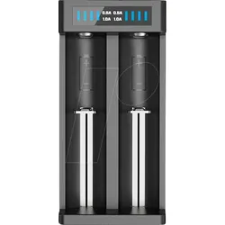 XTAR MC2P - Micro USB Ladegerät, Li-Ion, 2 slot, Display