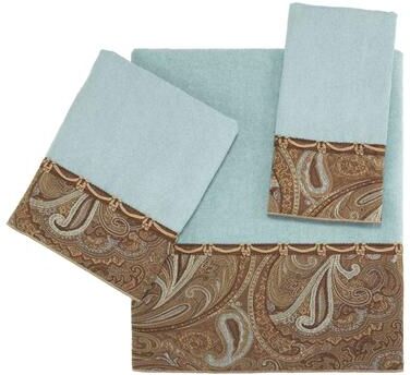 Avanti Linens Avanti Bradford 3-Piece Towel Set - Towel 3pc Set - B/H/FT