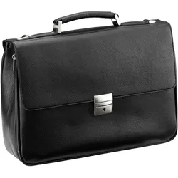 D&N Basic Aktentasche V 40 cm Laptopfach (15"), Notebooktasche, Schwarz