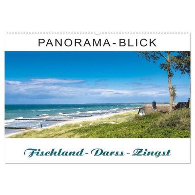Panorama-Blick Fischland-Darss-Zingst (Wandkalender 2026 DIN A2 quer), CALVENDO Monatskalender