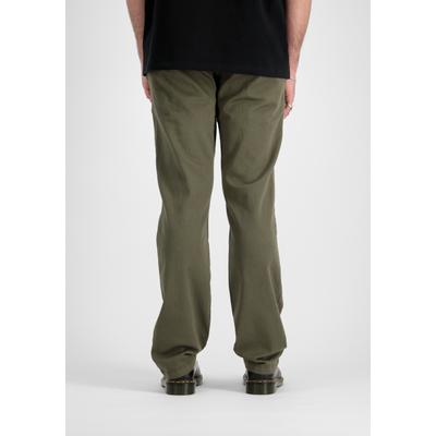 Cargohose ALPHA INDUSTRIES "Alpha Chino Pant", Herren, Gr. 30, Normalgrößen, grün (schwarz olive), Obermaterial: 98% Baumwolle, 2% Elastan. Futter: 100% Baumwolle, Hosen Cargohose