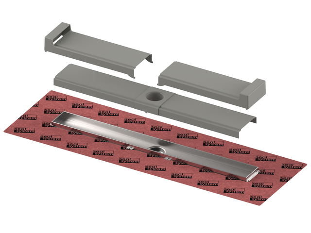 Tece drainline-Evo Duschrinne, 800 mm befestigte Seal System Dichtmanschette, 600802 600802