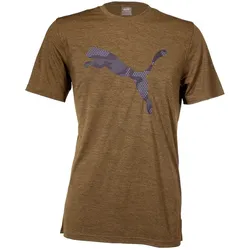 PUMA Train Favorite Heather Cat Trainingsshirt Herren deep olive heather XL