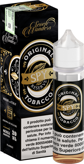 Seven Wonders Spy Reserve Liquido Shot 20ml Tabacco