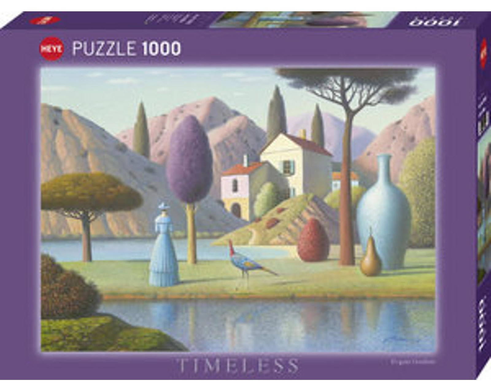 Heye Puzzle De dame in het blauw