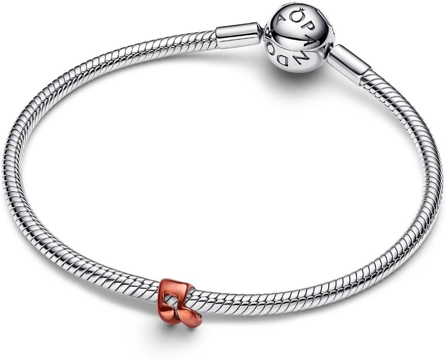 PANDORA Mini Charm orange Musiknote aus Emaille & Silber orange