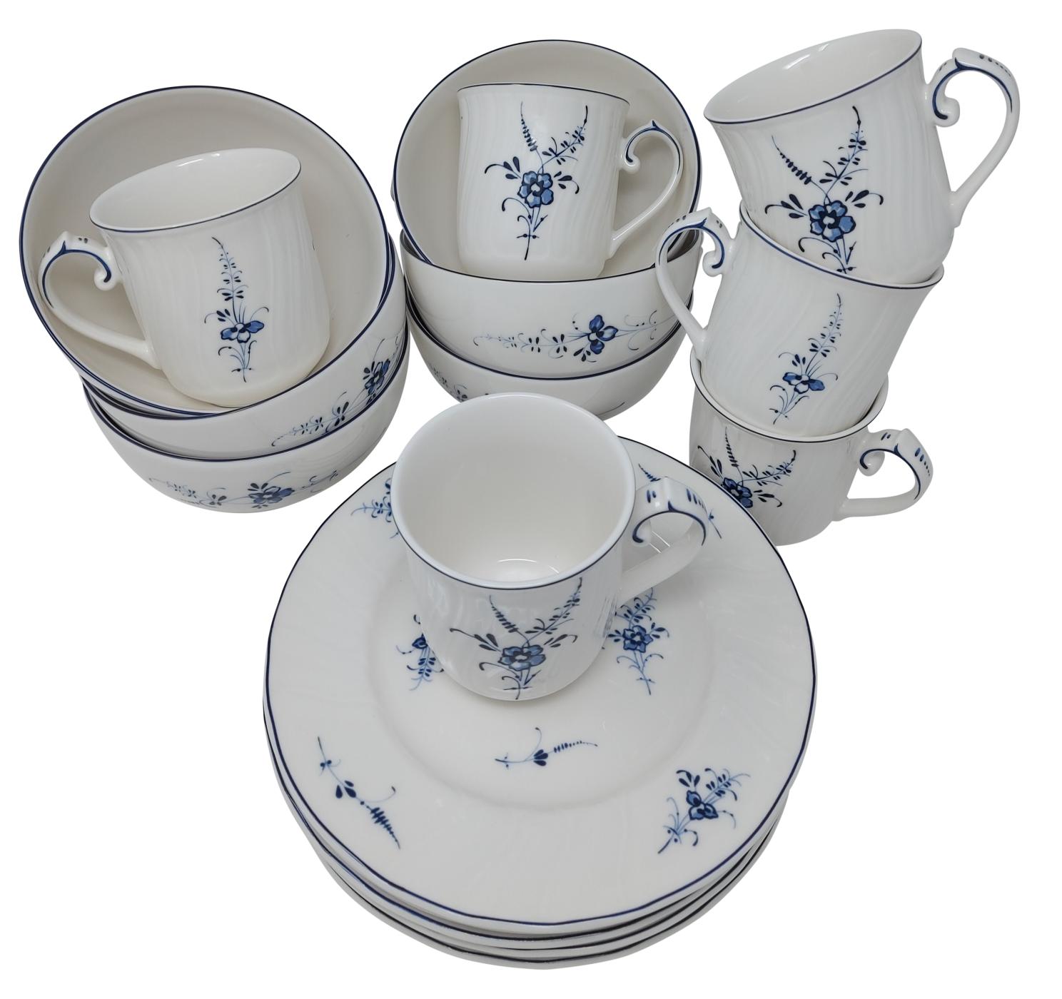 Villeroy & Boch Vieux Luxembourg 18-teiliges Kombiservice Porzellan