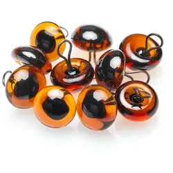 Hochwertige Glasaugen, 6 mm, 10 Stück