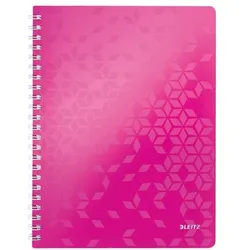 Leitz Collegeblock »WOW 4638« A4 kariert, FSC-Papier pink