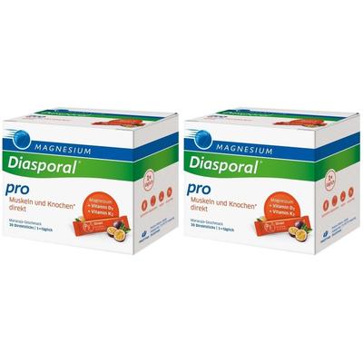Magnesium Diasporal pro D3+K2 Muskeln+Knochen dir. 2x 2x30 St Granulat