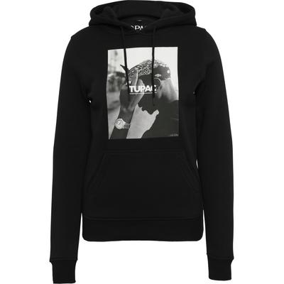 Sweatshirt MERCHCODE "Merchcode Damen Ladies 2Pac F*ck The World Hoody", Damen, Gr. M, schwarz, 65% Baumwolle, 35% Polyester, unifarben, Rundhals, Sweatshirts Sweatshirt