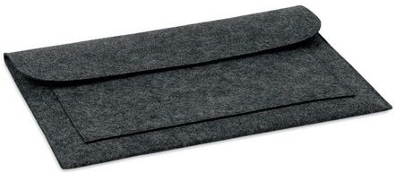 Pochette personnalisé en feutre POUCHLO PET recyclé pierre
