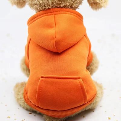 Inspired Finds Fashion Dog Hoodie For Autumn And Winter Thick Warm Pet Clothes For Small Dogs xxl orange