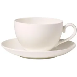 Villeroy & Boch, Tasse, Kaffeetasse mit Untertasse Royal (260 ml, 2x)