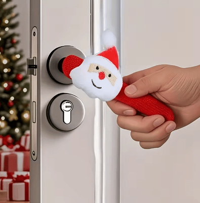 Inspire Picks Santa Glove Christmas Door Handle Covers Festive Door Handle Decorations (14 PCS Set) christmas Socks 1pc