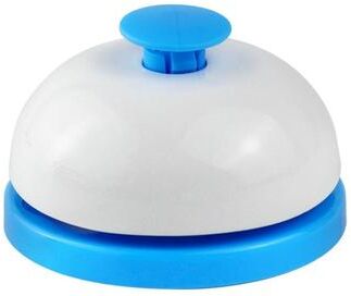 Multisell Products Hub Delicate Metal Hand Bell, Durable Pet Training Answering Bell, Table Game Accessories blue