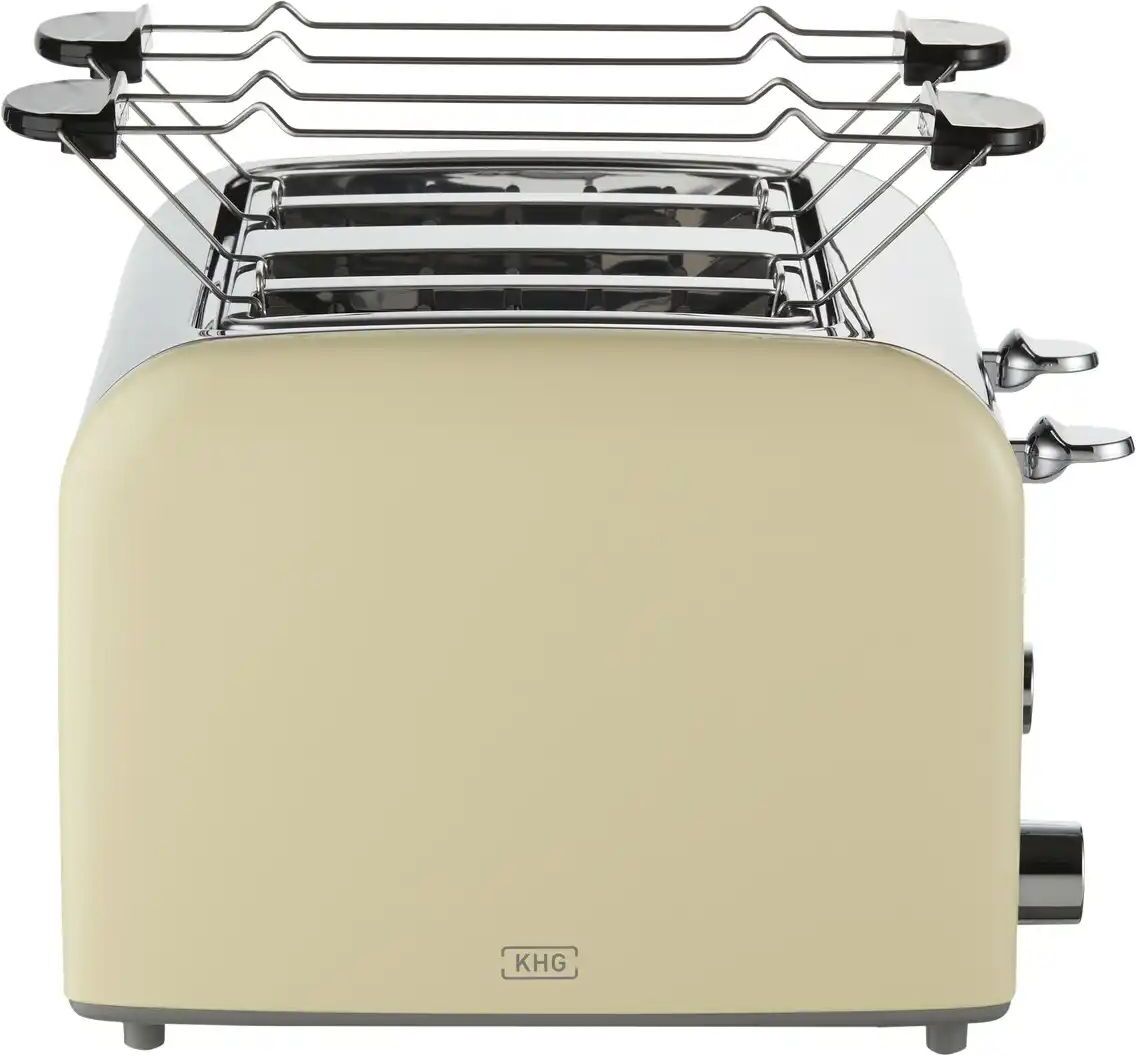 KHG Toaster  TO-858VS (CE) ¦ creme ¦ Edelstahl,Metall lackiert,Kunststoff ¦ Maße