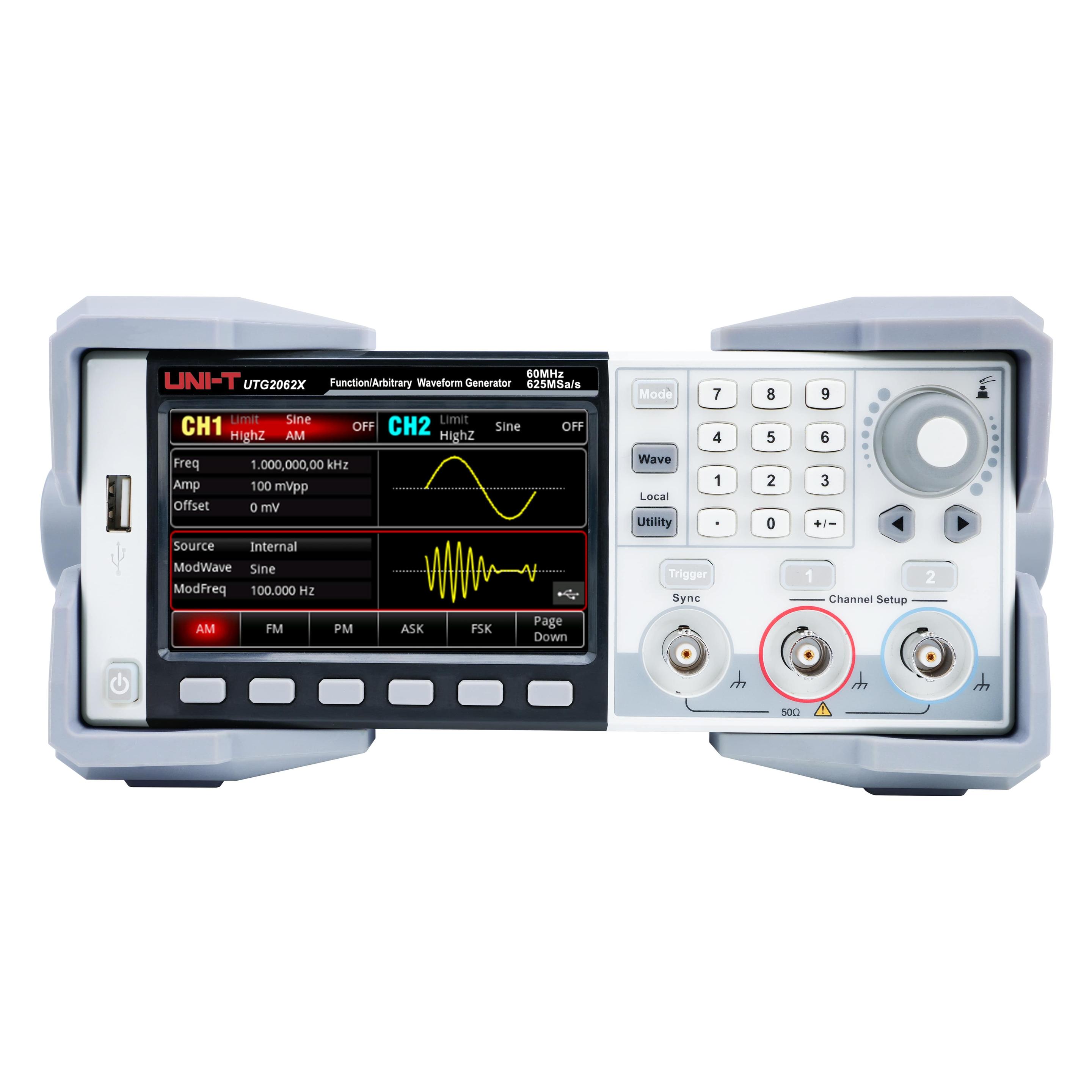 Uni-T Funktionsgenerator, UTG2062X, 60 MHz, 2 Kanal (UTG2062X)