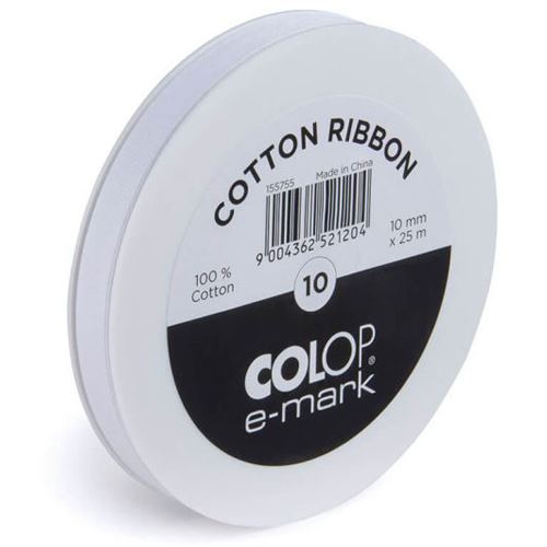 COLOP E-MARK RIBBON 10 155755 Baumwolle 25m 10mm